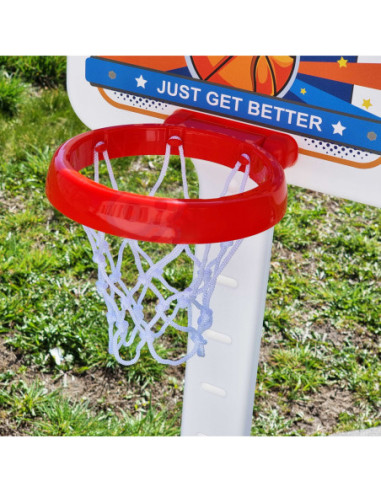 WOOPIE Zestaw Koszykówka Regulacja 99 - 125 cm + Piłka + Pompka