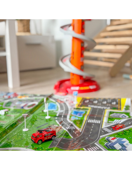 WOOPIE Tor Spirala Garaż dla Samochodzików 3 szt.