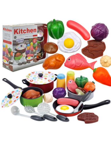 WOOPIE Zestaw XXL Kucharza Akcesoria Przybory Kuchenne 22 el.