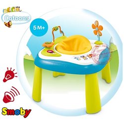 Smoby Cotoons Interaktywny Stolik Siedzonko Niebieskie