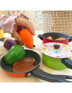 Küchen-Set Kochtopf Bratpfanne 22-tlg. Woopie – Spielzeug für Kinder 2