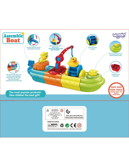 WOOPIE Zabawka Wodna do Kąpieli Statek