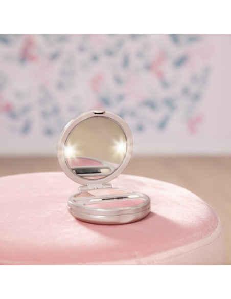 SMOBY My Beauty Puderniczka z Lusterkiem i Światłem Kompaktowa