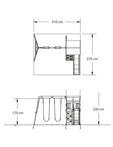 Drewniany Plac Zabaw Aurora Domek Zjeżdżalnia Backyard Discovery