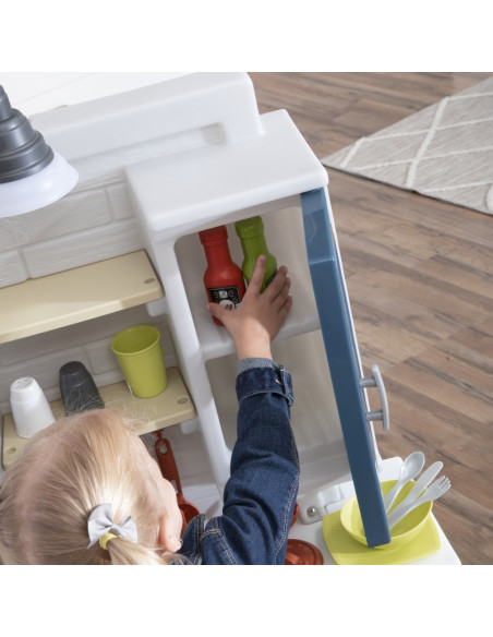 Nowoczesta Realistyczna Kuchnia dla Dzieci z Wieloma Akcesoriami Step2