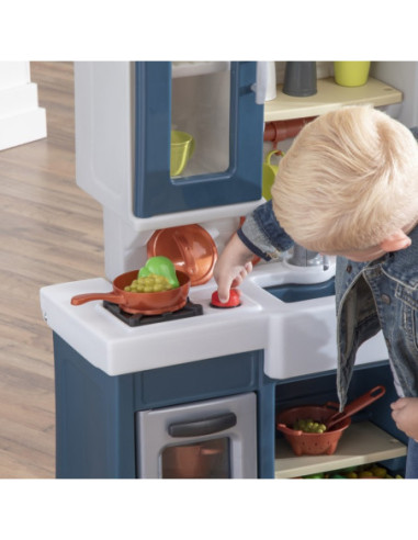 Nowoczesta Realistyczna Kuchnia dla Dzieci z Wieloma Akcesoriami Step2