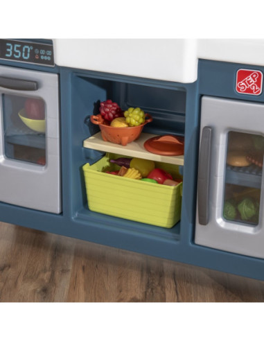 Nowoczesta Realistyczna Kuchnia dla Dzieci z Wieloma Akcesoriami Step2