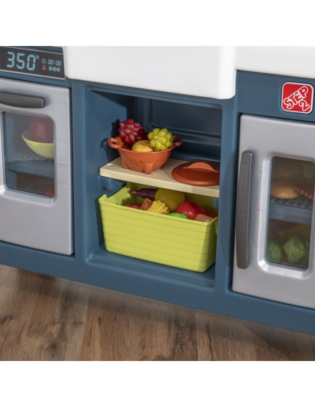 Nowoczesta Realistyczna Kuchnia dla Dzieci z Wieloma Akcesoriami Step2