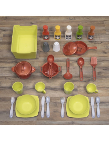 Nowoczesta Realistyczna Kuchnia dla Dzieci z Wieloma Akcesoriami Step2