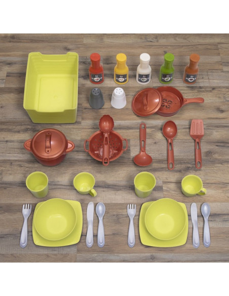 Nowoczesta Realistyczna Kuchnia dla Dzieci z Wieloma Akcesoriami Step2