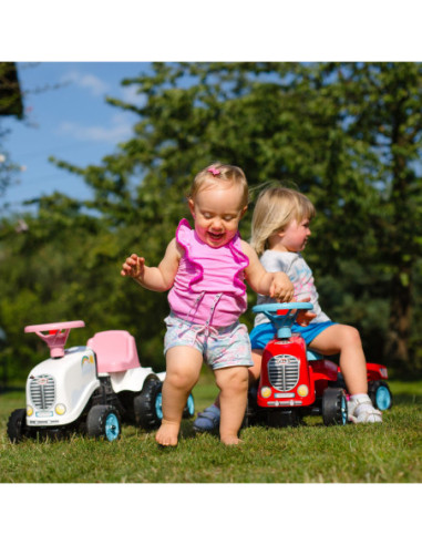 FALK Traktorek GO Czerwony z Przyczepką od 1 roku