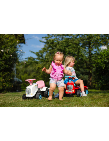 FALK Traktorek GO Czerwony z Przyczepką od 1 roku