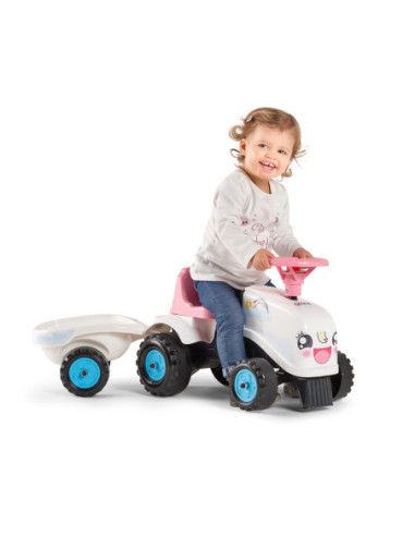 FALK Traktorek GO Czerwony z Przyczepką od 1 roku