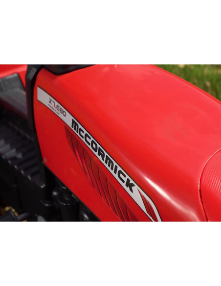 FALK Traktor Mc Cormick Czerwony na Pedały z Przyczepką od 3 Lat