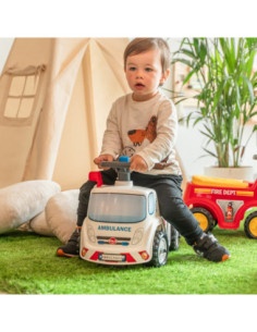 FALK Jeździk Samochód Ambulans z Klaksonem od 1 roku 2