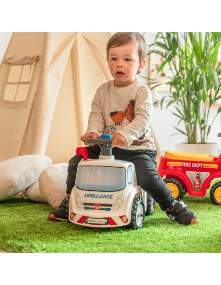 FALK Jeździk Samochód Ambulans z Klaksonem od 1 roku