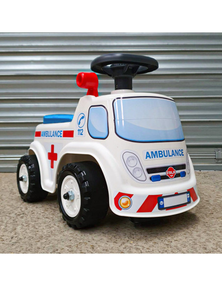 FALK Jeździk Samochód Ambulans z Klaksonem od 1 roku