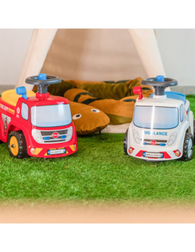 FALK Jeździk Samochód Ambulans z Klaksonem od 1 roku