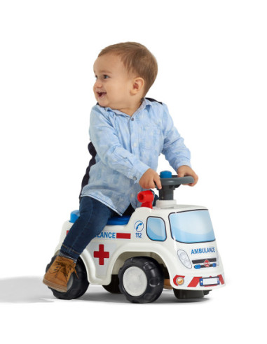 FALK Jeździk Samochód Ambulans z Klaksonem od 1 roku