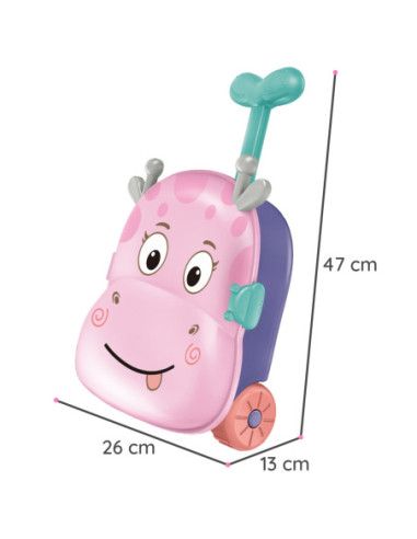 WOOPIE Zestaw do Piasku 3w1 Walizka  Jelonek+ Zabawka Wodna