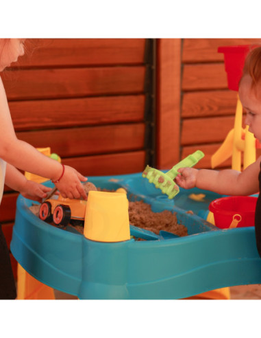 WOOPIE Stolik Wodny 2w1 Piaskownica Młyn 14 akc.