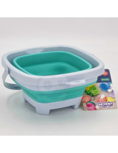 WOOPIE Wiaderko Składane Kwadratowe Niebieskie 2