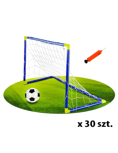 WOOPIE Bramka piłkarska z piłką i pompką Football Sport 12 SZT.