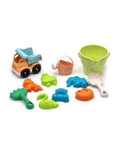 WOOPIE Zestaw do Piasku w Wiaderku z Samochodem 11 el. 2