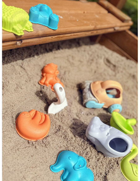 WOOPIE Zestaw do Piasku z Samodzikiem 10 el.