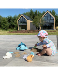 Woopie Zestaw do Piasku Żółwik Niebieski 8 el. 2