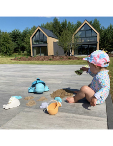 Woopie Zestaw do Piasku Żółwik Niebieski 8 el.