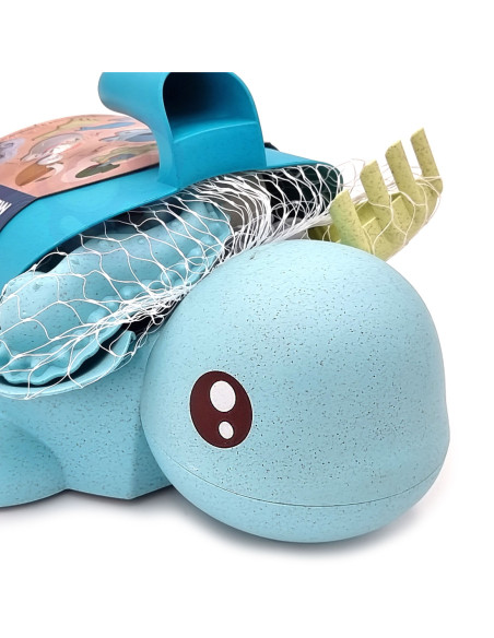 Woopie Zestaw do Piasku Żółwik Niebieski 8 el.