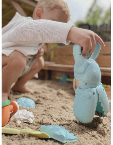 WOOPIE Krokodyl Łopatka Zbierak do Piasku i Wody Niebieska