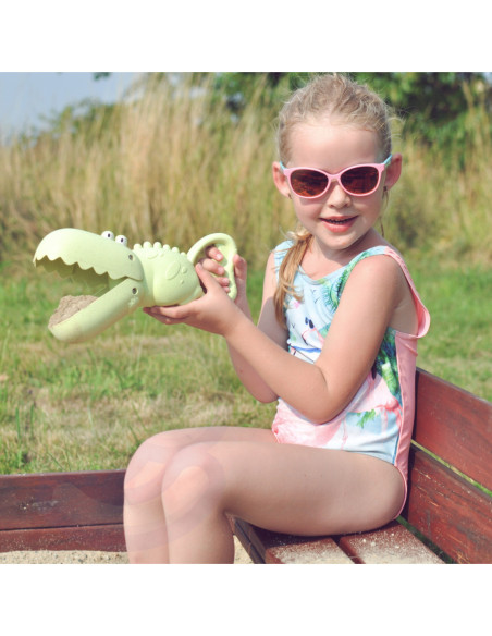 WOOPIE Krokodyl Łopatka Zbierak do Piasku i Wody Zielona