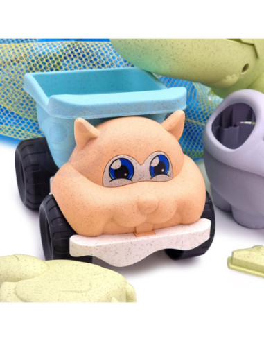 WOOPIE Zestaw do Piasku z Wiaderkiem i Łopatką Krokodyl 10 el.