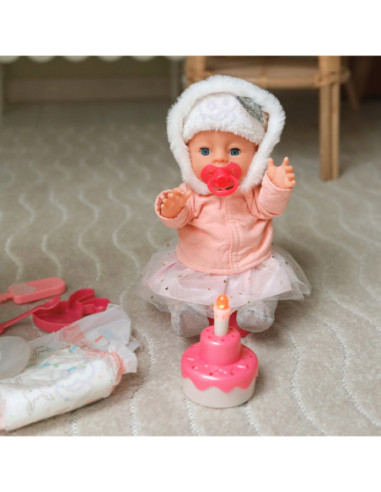 WOOPIE ROYAL Lalka Interaktywna Mała Zosia ma Urodziny 35 cm + Akc.