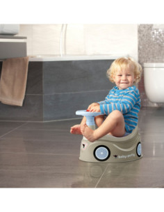 BIG Nocnik Szary New Bobby Car Autko Kierownica 2