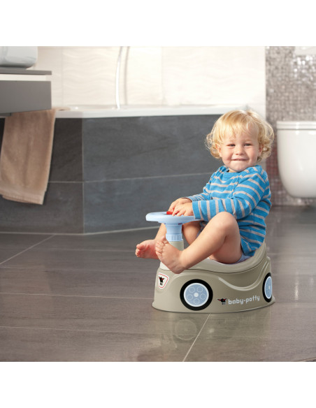 BIG Nocnik Szary New Bobby Car Autko Kierownica