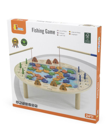 VIGA Drewniana Gra Łowienie Rybek FSC