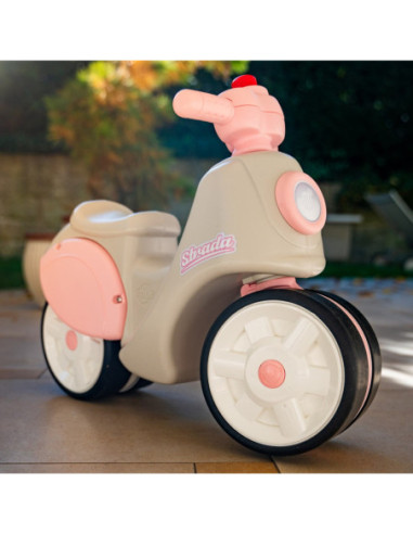 Falk Jeździk Scooter Strada Retro Dla Dziewczynki Ciche Opony od 1 Roku