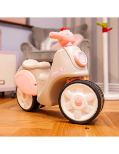 Falk Jeździk Scooter Strada Retro Dla Dziewczynki Ciche Opony od 1 Roku