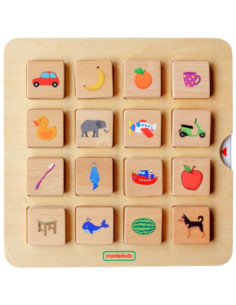 MASTERKIDZ Match Shadows Game Pairing Object Recognition Montessori