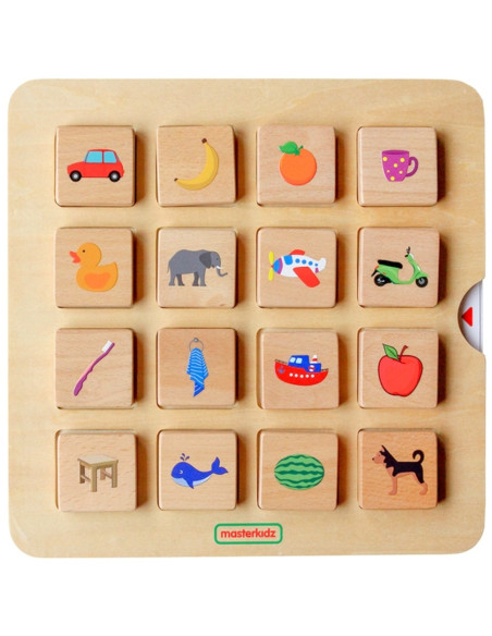 MASTERKIDZ Gra Dopasuj Cienie Łączenie w Pary Rozpoznawanie Przedmiotów