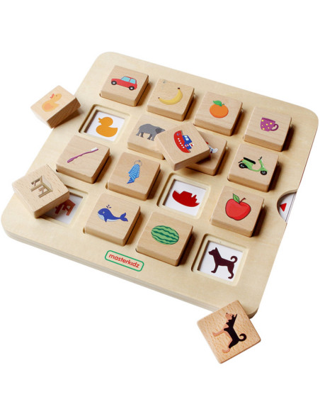 MASTERKIDZ Gra Dopasuj Cienie Łączenie w Pary Rozpoznawanie Przedmiotów