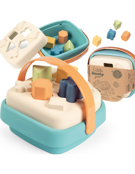 SMOBY Little Green Sorter w Koszyku Bioplastik