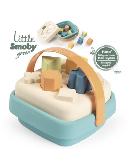 SMOBY Little Green Sorter w Koszyku Bioplastik