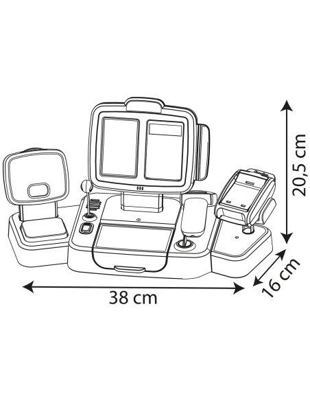 SMOBY Kasa Sklepowa Elektroniczna Ze Skanerem i Wagą