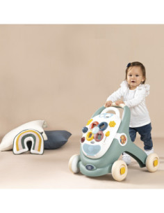 SMOBY Little Chodzik 3w1 Pchacz Interaktywny Wózek 2