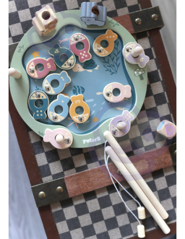 Viga PolarB Drewniana Gra Łowienie Rybek