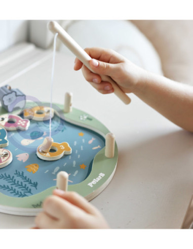 Viga PolarB Drewniana Gra Łowienie Rybek